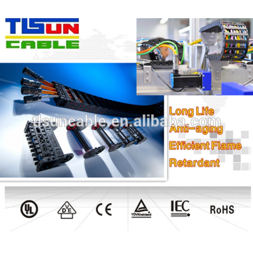 High flex drag chian cable control cable For elevator machinery